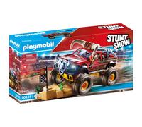 Playmobil Camión Monster Truck Bull Show: Diversión Aventura con Stunt Show para Niños, Juguete Creativo y Emocionante.