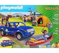 Playmobil Set de juego Vida Salvaje Excursiones de Aventureros y Camping 5669 con Pick-Up
