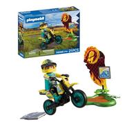 PLAYMOBIL | Cars | Offroad Motocicleta | Moto de Motocross con rampa de Salto | Juguete Infantil a Partir de 4 años | 72065