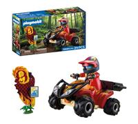 PLAYMOBIL | Cars | Offroad Quad | Quad Todoterreno con Defensa Desmontable | Juguete Infantil a Partir de 4 años | 72064