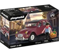 PLAYMOBIL Citroën 2CV Cabrio Exclusivo 72097 / Coche Colección Juego Navidad