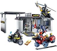 PLAYMOBIL City Action 70338 Comisaría Fuerzas Especiales Maletín, con Efectos de Luz, A Partir de 4 años