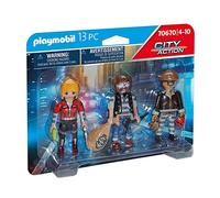 PLAYMOBIL City Action 70670 Set Figuras Ladrones, para niños de 4 a 10 años