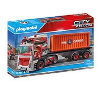 PLAYMOBIL City Action 70771 Camión con Remolque, Apto para Control Remoto, A Partir de 4 años