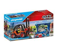 PLAYMOBIL City Action 70772 Carretilla elevadora con Carga, A Partir de 4 años
