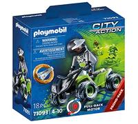 PLAYMOBIL City Action 71093 Carreras - Speed Quad, con Motor de Arrastre, Juguete para niños a Partir de 4 años