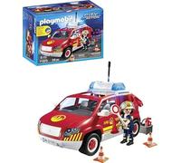 Playmobil City Action 71375 - Vehículo de bomberos con luz y sonido