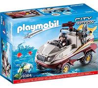 PLAYMOBIL City Action 9364 Coche Anfibio con Motor Sumergible, A Partir de 5 años