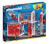 Playmobil Parque de Bomberos City Action 9462 – Efectos de sonido – A partir de 4 años