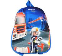 PLAYMOBIL City Action - Mochila infantil con diseño, Diseño de bomberos, 32 cm, Diseño de bomberos