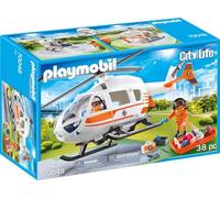 PLAYMOBIL City Life 70048 Helicóptero de Rescate, A Partir de 4 años