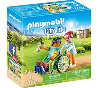 PLAYMOBIL City Life 70193 Paciente en Silla de Ruedas, A Partir de 4 años