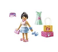 PLAYMOBIL City Life 70596 Chica Fashion, para niños de 5 a 12 años