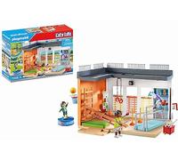 Playmobil Extensión de Gimnasio City Life 71328 Canasta de Baloncesto para niños a partir de 4 años