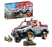 PLAYMOBIL City Life 71430 RC-Vehicles Coche de Rally, Camioneta Todoterreno para emocionantes Aventuras, con Eje Delantero móvil y rampa Extensible, Juguetes para niños a Partir de 4 años