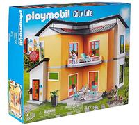 PLAYMOBIL City Life 9266 Casa Moderna, con Efectos de Luces y Sonido, A partir de 4 años