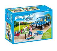 PLAYMOBIL City Life 9278 Coche Lavandería de Perros, A Partir de 4 años