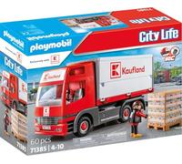 PLAYMOBIL City Life Kaufland 71385 - Camión contenedor de 60 piezas para edades de 4 a 10 años