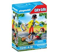 Playmobil paramedico con paciente
