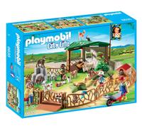 Playmobil City Life Parque De Animales Con Visitantes 6635 Zoo Animales