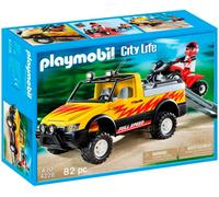 Playmobil City Life Pick-up Y Quad De Carrera Rojo 4228 Coleccionista 2010
