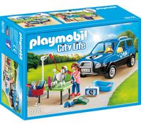 PLAYMOBIL City Life Toiletteuse Con Vehículo 9278 Perro
