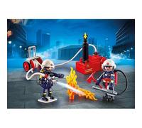 Playmobil Ciudad Accion - Bomberos con Bomba de Agua
