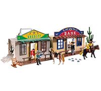 PLAYMOBIL - Ciudad del Oeste, Forma de maletín, Set de Juego (4398)
