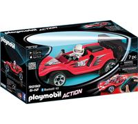 Playmobil Coche de carrera rojo RC radiocontrolado 9090 con luces