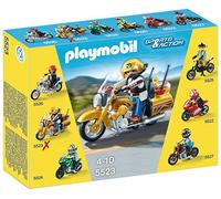 PLAYMOBIL Coleccionables - Sports & Action Moto Tourer Playsets de Figuras de jugete 5523