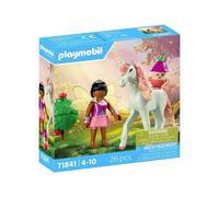 Playmobil - Collectible Unicorn: Sky Rose With Fairy (71841) Toy NUEVO