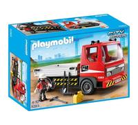 PLAYMOBIL Construcción - Camión de construcción, Juguete Educativo, 35 x 12,5 x 25 cm, (5283)