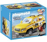 PLAYMOBIL Construcción - Coche de supervisión, Playsets de Figuras de Juguete, 25 x 12,5 x 20 cm, (5470)