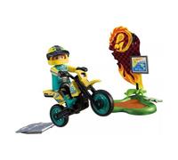 Playmobil Costrucciones Motor Bike Ring of Fire (21 Piezas) OFFROAD CARS 4-10a