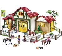PLAYMOBIL Country 6926 Granja de Caballos con Tinker, Trakehner y su Potro, A partir de 5 años