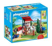PLAYMOBIL Country 6929 Set de Limpieza para Caballos con Bomba de Agua, A partir de 5 años