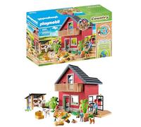 PLAYMOBIL Country 71248 Casa de Campo, casa con Muchos Animales de Granja, Granja ecológica, Juguete sostenible para niños a Partir de 4 años