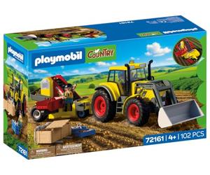 PLAYMOBIL | Country | Gran tractor con arrancadora de patatas | Set de maquinaria agrícola con cargador frontal, función de clasificación y numerosos accesorios | Para niños a partir de 4 años | 72161