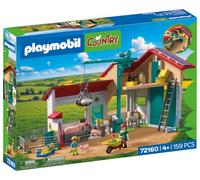 PLAYMOBIL | Country | Granja Grande | Set de Juego con grúa de Carga, establos, numerosos Animales y Muchos Accesorios | para niños a Partir de 4 años | 72160