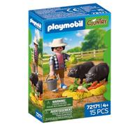 PLAYMOBIL Country Granjero con Cerdito Panzón