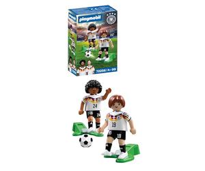 PLAYMOBIL | DFB | Set de Jugadores Adeyemi y Stiller | Set de Juego de fútbol | Figuras de Juego de fútbol | 72256