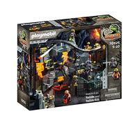 PLAYMOBIL Dino Rise 70925 Dino Mine, Tren minero con vehículos y trampas, Juguetes para niños a Partir de 5 años