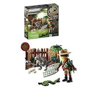 PLAYMOBIL Dino Rise 71265 Spinosaurus bebé, Dinosaurio en Jaula, Juguete para niños a Partir de 5 años