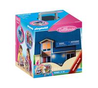 PLAYMOBIL Dollhouse 70985 Casa Muñecas Maletín con Mango Plegable, Juguetes para