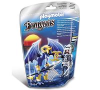 PLAYMOBIL Dragones - Dragón Hielo con Guerrero, Juguete Educativo, Multicolor, 17 x 8 x 24 cm, (5464)