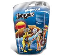 PLAYMOBIL Dragones - Dragón Roca con Guerrero, Juguete Educativo, Multicolor, 17 x 8 x 24 cm, (5462)