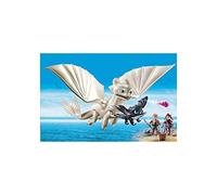 PLAYMOBIL DreamWorks Dragons 70038 Furia Diurna y bebé Dragón con Niños, A partir de 4 años