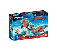 PLAYMOBIL DreamWorks Dragons 70728 Dragon Racing, Astrid y Tormenta, A Partir de 4 años