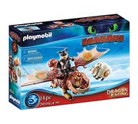 PLAYMOBIL DreamWorks Dragons 70729 Dragon Racing, Barrilete y Patapez, A Partir de 4 años