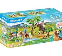PLAYMOBIL DreamWorks Spirit 70330 Desafío en el Río con PRU y Chica Linda, A Partir de 4 Años